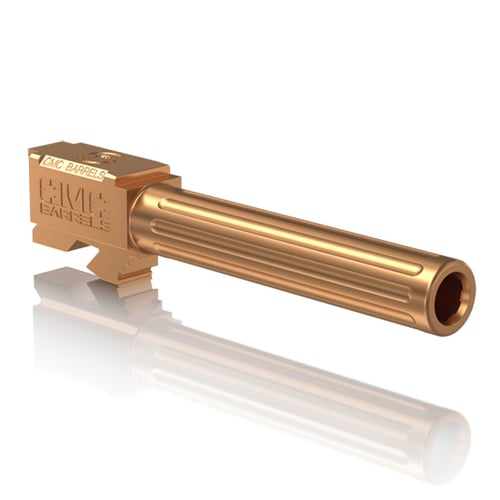 CMC Triggers 75514 Glock 17 Fluted Barrel Non Threaded DLC Bronze HxBN